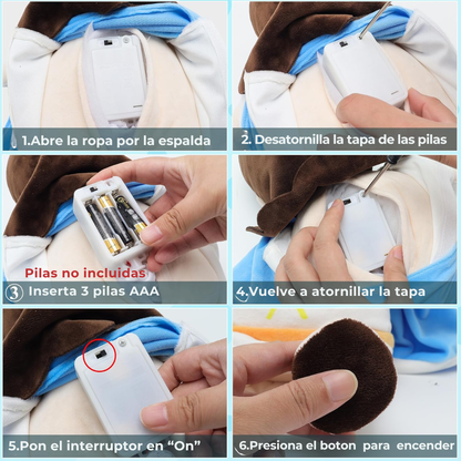 Peluche Virgen Maria con Suave Respiración